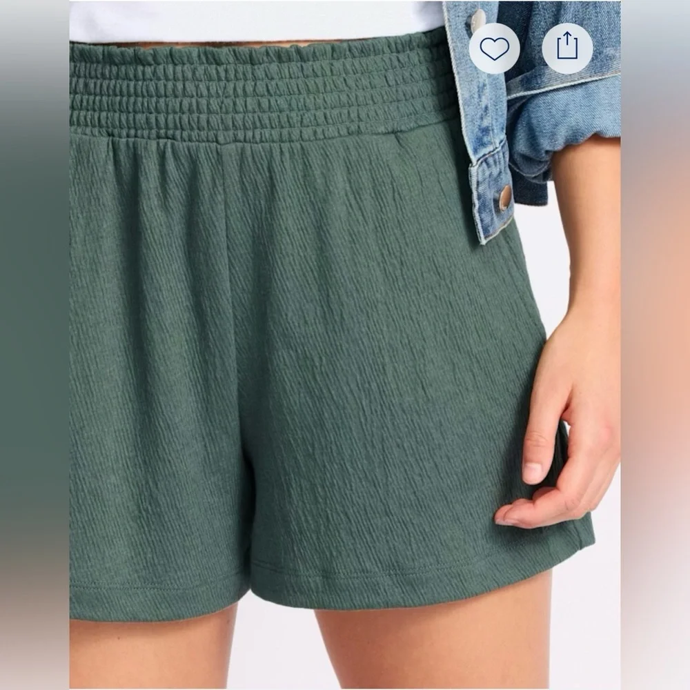 NWT- Threads 4 Thought Gwyneth Smocked Jersey Short